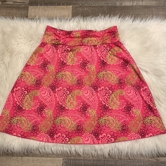 Tranquility by Colorado Clothing Dresses & Skirts - Tranquility pull on A-line stretch knit skirt M